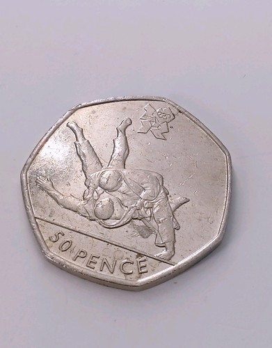 2011 judo 50p fifty pence - 50p,