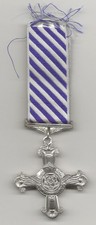 British RAF Distinguished Flying Cross (DFC) Full Size KGV Silver Plated Replica