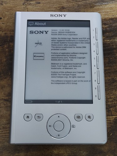 Vintage sony reader prs - reader,