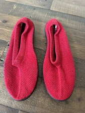 Pavers Red Knitted Fabric Flat
