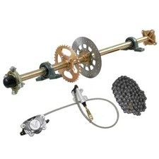 29" 32" 44" Go Kart Rear Live