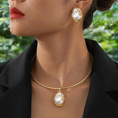 Irregular imitation pearl - imitation,