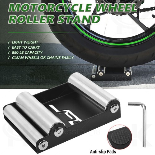 Motorcycle wheel roller - wheel,