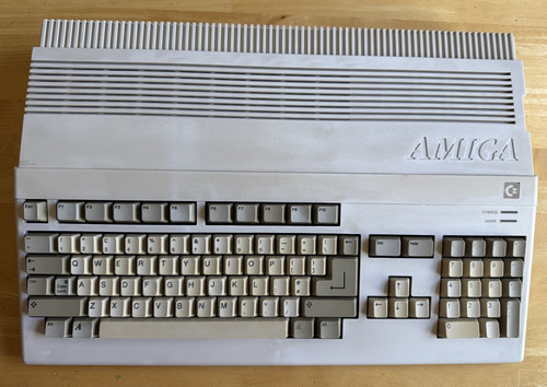 Commodore amiga a500 with - commodore,