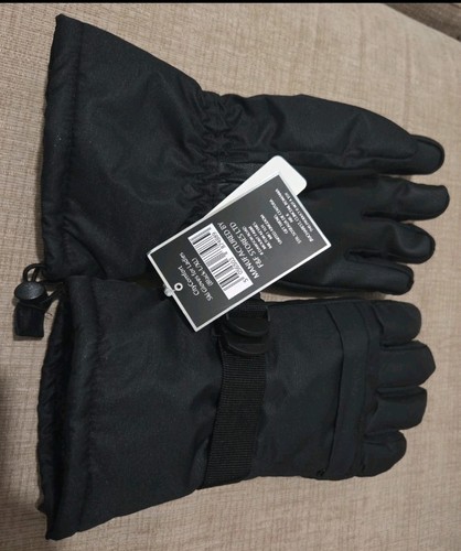 Black womens ski - gloves, winter
