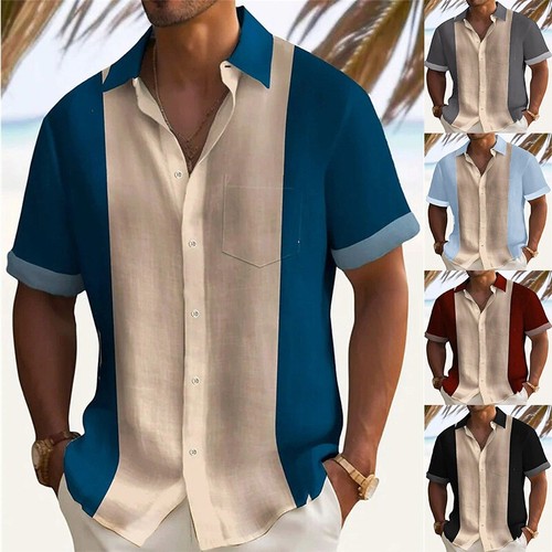 Men summer shirts short - shirts,