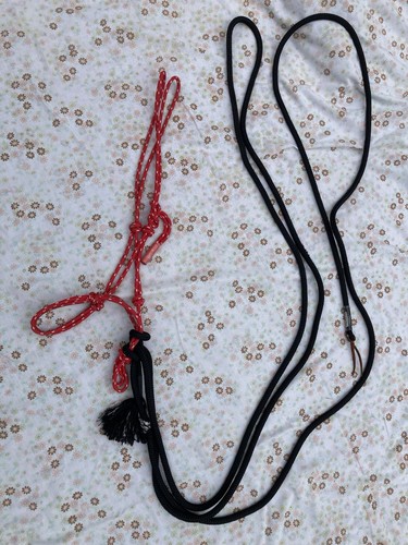 Hackamore loop rein - rein, rope