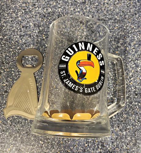 Guinness glass beer tankard - glass,