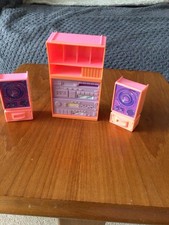 Barbie Stereo System and Speakers Vintage