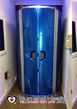 Hapro V5 Stand Up Vertical Sunbed (1 of 5 Available) A1 Condition NEW 0.3 Lamps 