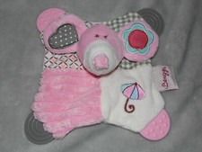 Bengy mouse comforter soft toy pink blankie