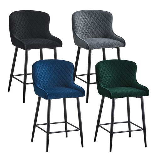 Velvet bar stools diamond - bar,