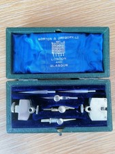 Antique Norton & Gregory London+ Glasgow Beam Compass Trammel  in original box. 
