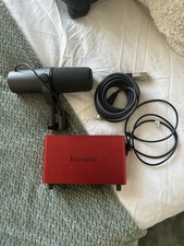 Shure SM7B + Focusrite