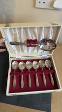 Vintage Boxed Dessert Spoons