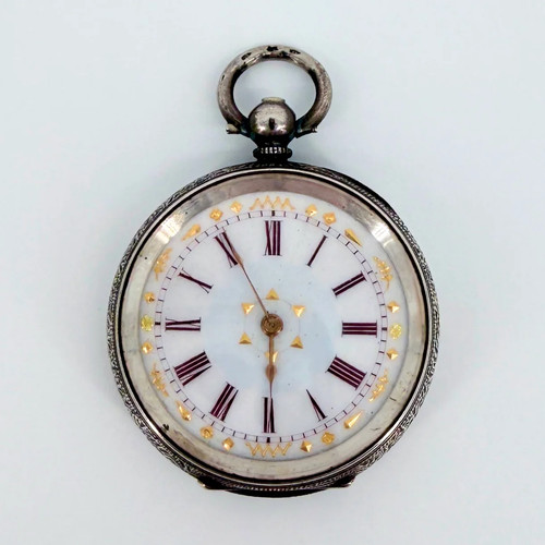 Antique swiss silver cased - antique,