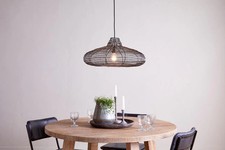 NKUKU MUKUNI WIRE LAMPSHADE - BRONZE/BLACK - RRP £150