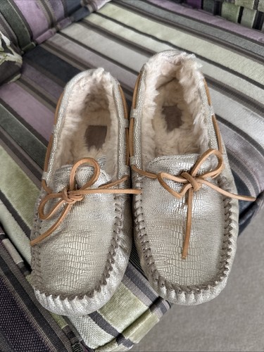 Ugg metallic gold - gold, leather