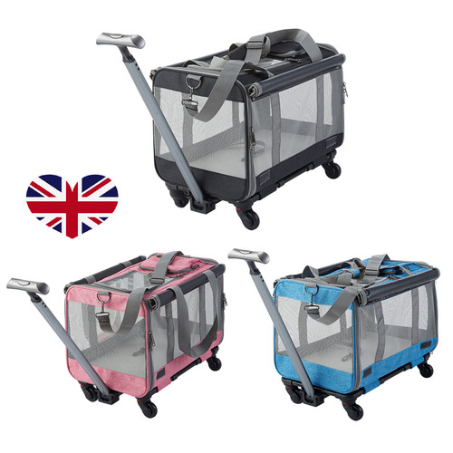 Rolling pet carrier airline - carrier,