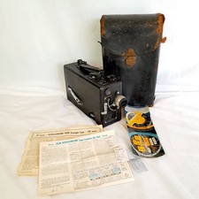 Antique Eastman Kodak Model B Cine Film Movie Camera 16mm + Leather Case KAF 1.9