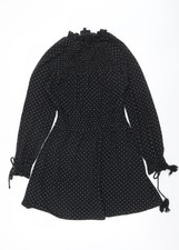 Topshop Petite Black Polka Dot