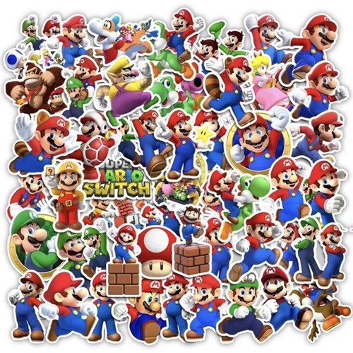 Super mario stickers - x,