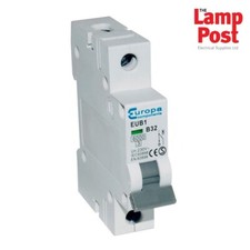 Europa MCB 32A 32 AMP EUB1 B32