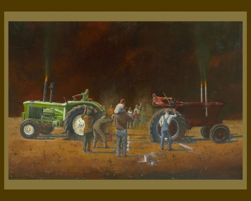 Tug war tractor panel - tug,
