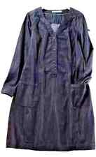 Boden Denim Shirt dress UK 12 R, Dark Denim Womens Button Up New