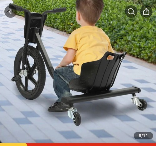 Kart drift bike black - kart, drift+bike