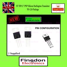 2pcs STMicroelectronics TIP127