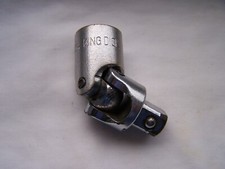 Vintage King Dick 1/2" drive universal joint Swivel Joint Socket 2.75" length