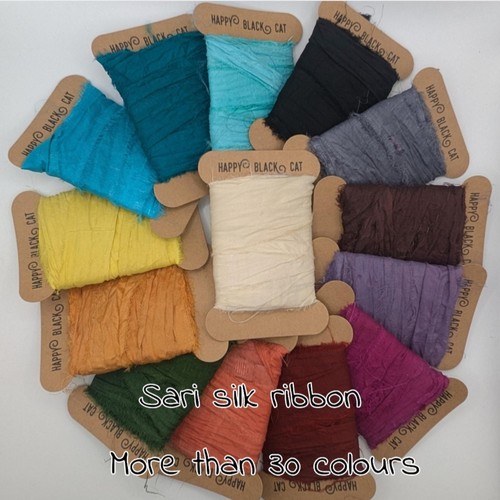 Sari silk ribbon sold per - ribbon,,