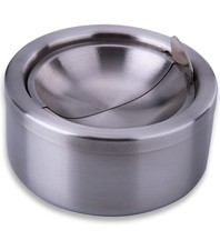 Metal Ashtray with Lid, Flip