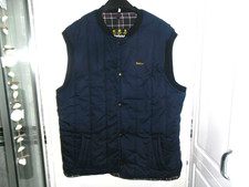 Men’s Barbour Blue Quilted Gilet Body Warmer Size XL used