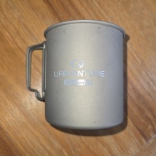 Lifeventure Titanium Mug. Ultralight Camping Hiking Mug