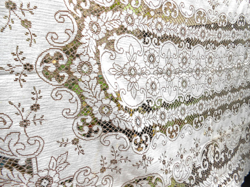 Tablecloth nottingham lace - tablecloth,