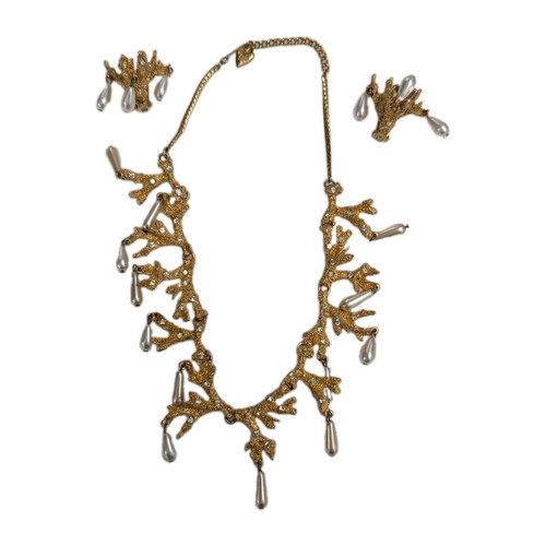 Mosell gold tone - tone, coral