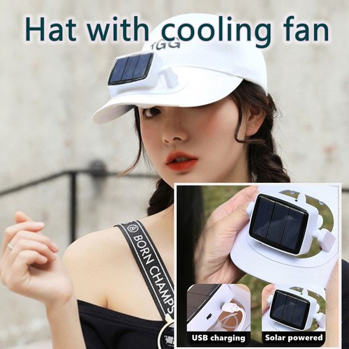 Solar fan hat cooling - solar,