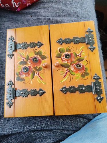 Danish wooden hand - wooden, painted