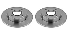 SWAG Brake Disc Front Axle x2