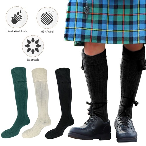 Mens scottish socks wool - 1/3,