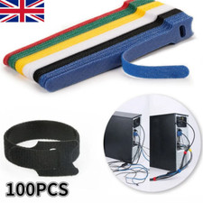 100x reusable ties - reusable, velcros