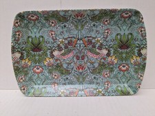 SANDWICH TRAY STRAWBERRY THIEF  WILLIAM MORRIS Leonardo Collection Melamine Used