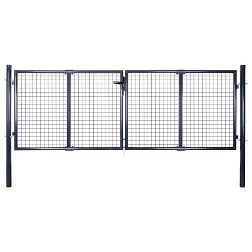 Mesh garden gate galvanised - mesh,