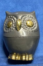 Brass and Pewter Owl  trinket