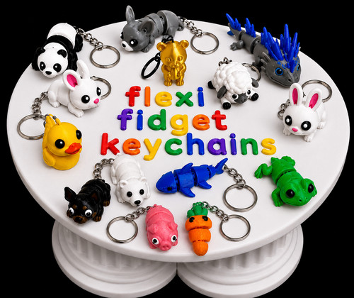 Printed flexi articulated - 3d,