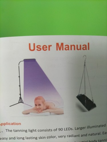 Tanning lamp for - tanning,