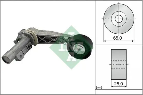 Multi ribbed belt tensioner - multi-ribbed,