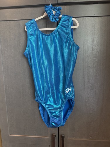 Blue foil leotard - foil, adult